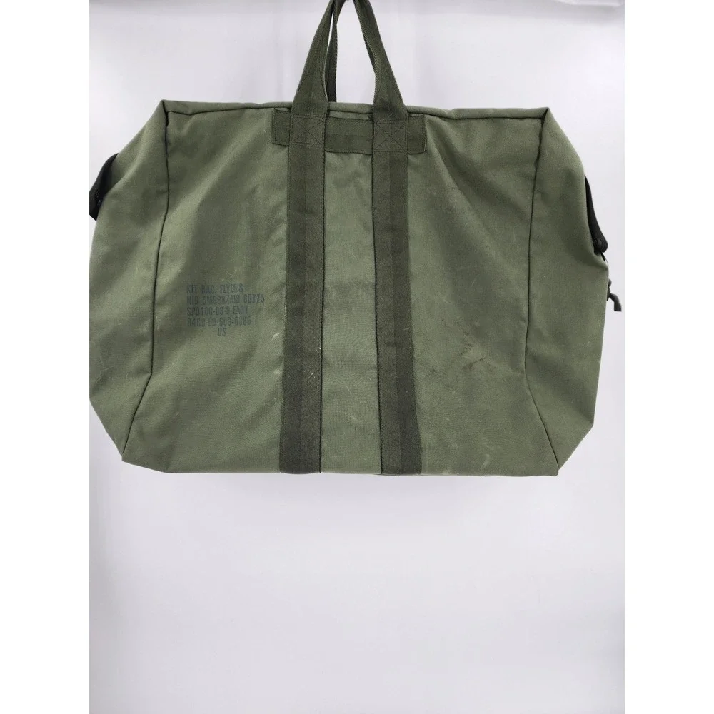 US Military Kit Bag Flyers Olive Drab Canvas Duffel AviatorGear 8460-00-606-8366